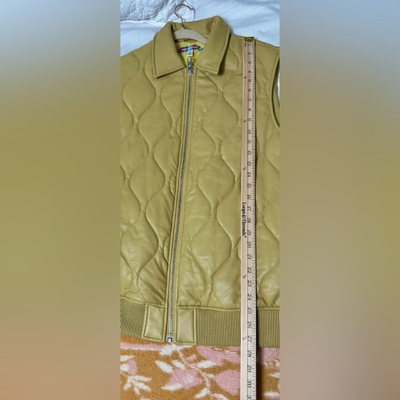 Women's Urban Outfitters UO Annie Faux Leather Liner Vest - Picture 12 of 12